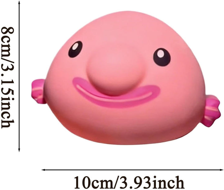 Quetschspielzeug für Kinder | Interaktive Blobfisch-Form elastisch | Sensorische Scherz-Kneifspielze