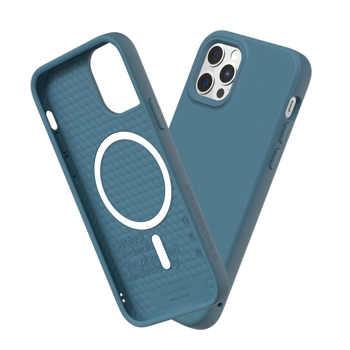 RhinoShield Case kompatibel mit [iPhone 12/12 Pro] | SolidSuit - MagSafe-kompatibel -Stossdämpfende