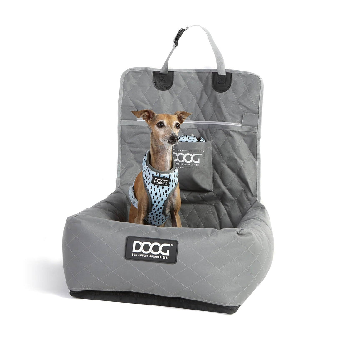DOOG Deluxe Autositz & Reisebett für Haustiere – Sicher, bequem, schmutz- und tierhaarabweisendes 60