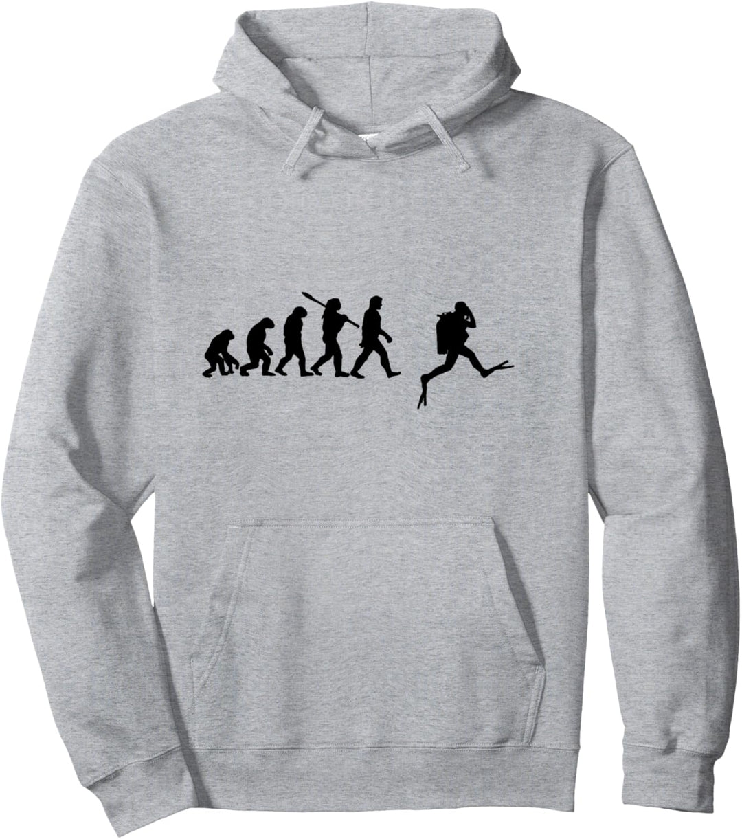 Taucher Evolution Tauchsport Unterwasser Hobby Pullover Hoodie