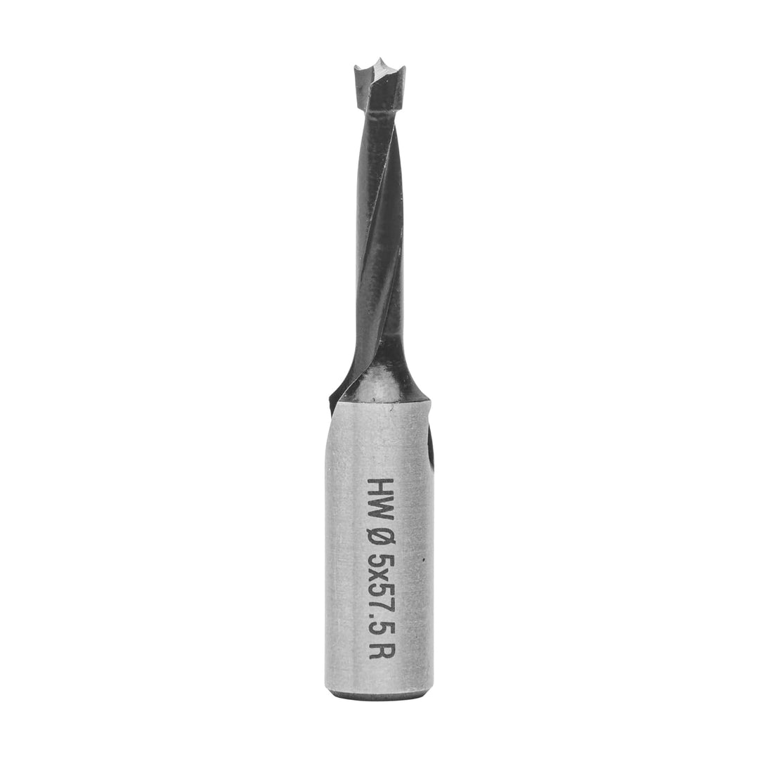 ENT 22121 Dübelbohrer HW, Schaft (S) 10 mm, Durchmesser (D) 5 mm, NL 27 mm, SL 27 mm, L 57,5 mm, Rec