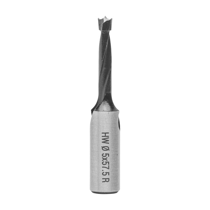 ENT 22121 Dübelbohrer HW, Schaft (S) 10 mm, Durchmesser (D) 5 mm, NL 27 mm, SL 27 mm, L 57,5 mm, Rec