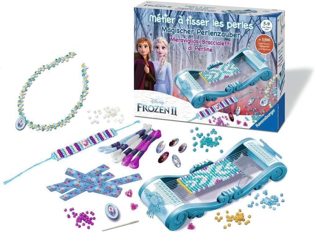Ravensburger 18075 Magischer Perlenzauber Frozen Traumhafte Armbänder aus schillernden Perlen bastel
