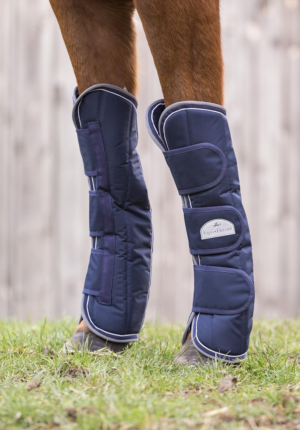 Equi-Theme/Equit'M Unisex's 402080002 Tyrex 600 D Versandstiefel, Marineblau/Grau/Weiss, Einheitsgrö