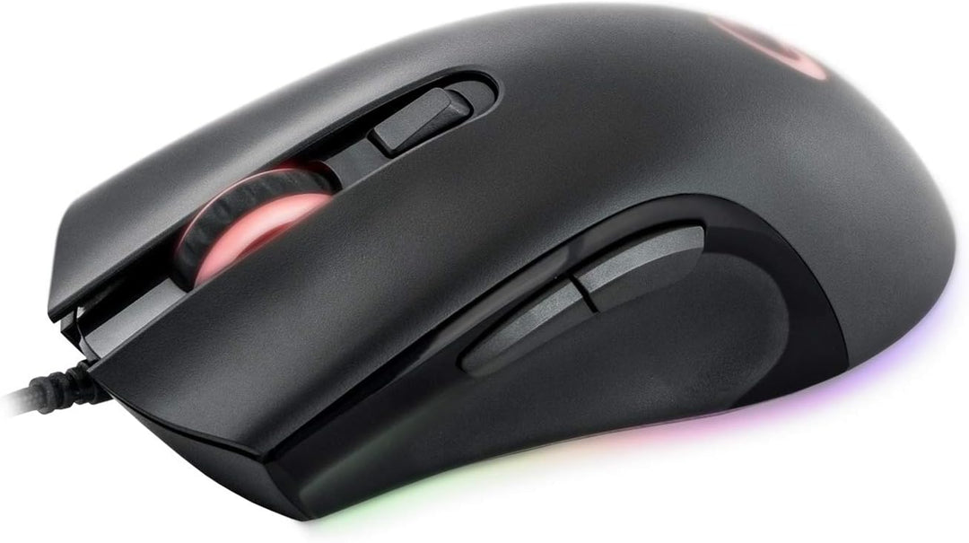 Qpad Pro Gaming Maus, Computermaus für PC, Laptop, Computer, Mac, MacBook, Optical Mouse mit optisch