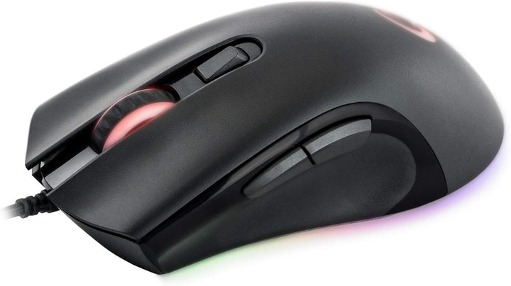 Qpad Pro Gaming Maus, Computermaus für PC, Laptop, Computer, Mac, MacBook, Optical Mouse mit optisch