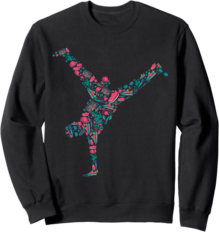 Breakdance Breakdancer Breakdancing Jungen Kinder Männer Sweatshirt