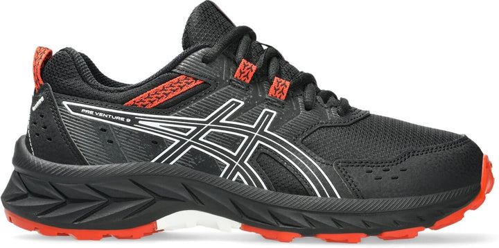 ASICS PRE Venture 9 GS Black/White 32.5 EU Black White, 32.5 EU Black White