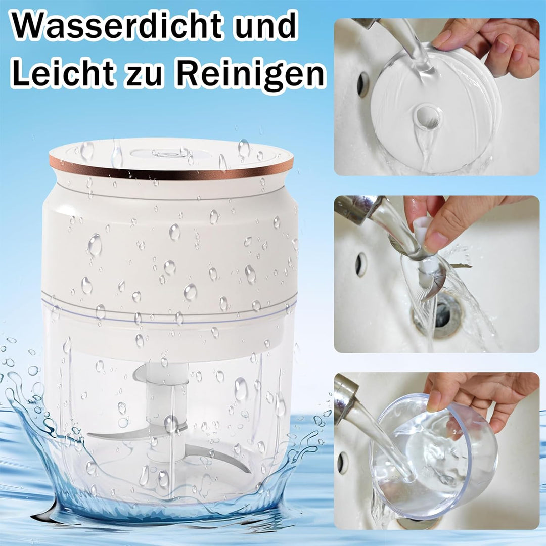 Zwiebel zerkleinerer, Zerkleinerer Elektrisch, Zwiebelschneider Elektrisch, Gemüsezerkleinerer, Mixe