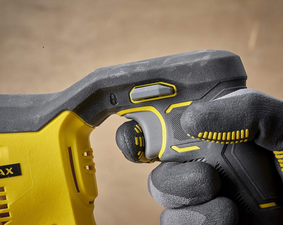 Stanley FatMax 18V Akku-Säbelsäge SFMCS300D2K (2.0 Ah, variable Hubzahl, werkzeugloser Sägeblattwech