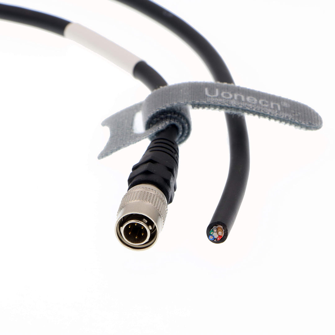 Uonecn High Flex 6 Pin Hirose Stecker Netzkabel HR10A 7P 6S für Basler GIGE AVT CCD Kamera 3M