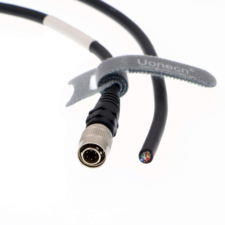 Uonecn High Flex 6 Pin Hirose Stecker Netzkabel HR10A 7P 6S für Basler GIGE AVT CCD Kamera 3M