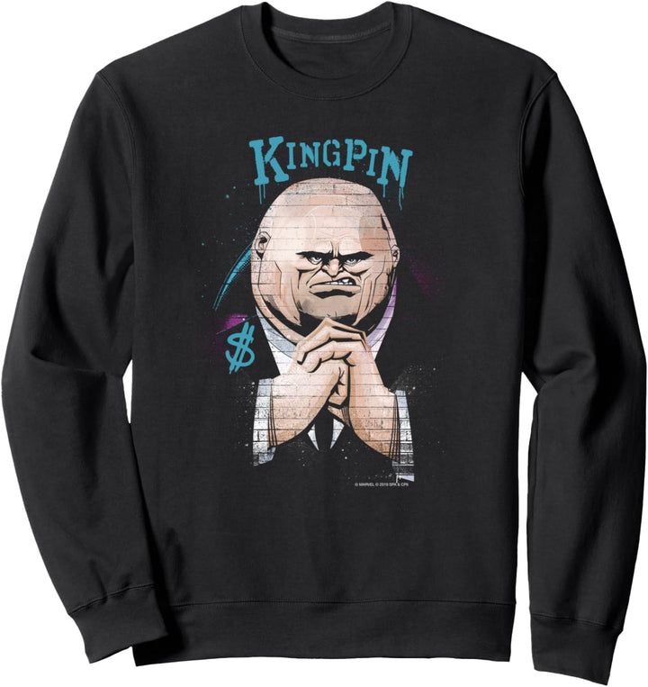 Marvel Spider-Man: Into the Spider-Verse Kingpin Graffiti Sweatshirt