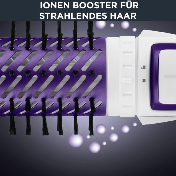 Rowenta CF9530 Rotierende Warmluftbürste Brush Activ Volume & Shine | Keramikbeschichtung | 3 Geschw