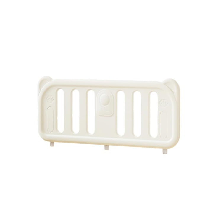 habeig Bettgitter für Kinder, Rausfallschutz, 120 x 47 cm, 5-stufig Höhenverstellbar, Weiss, mit Met