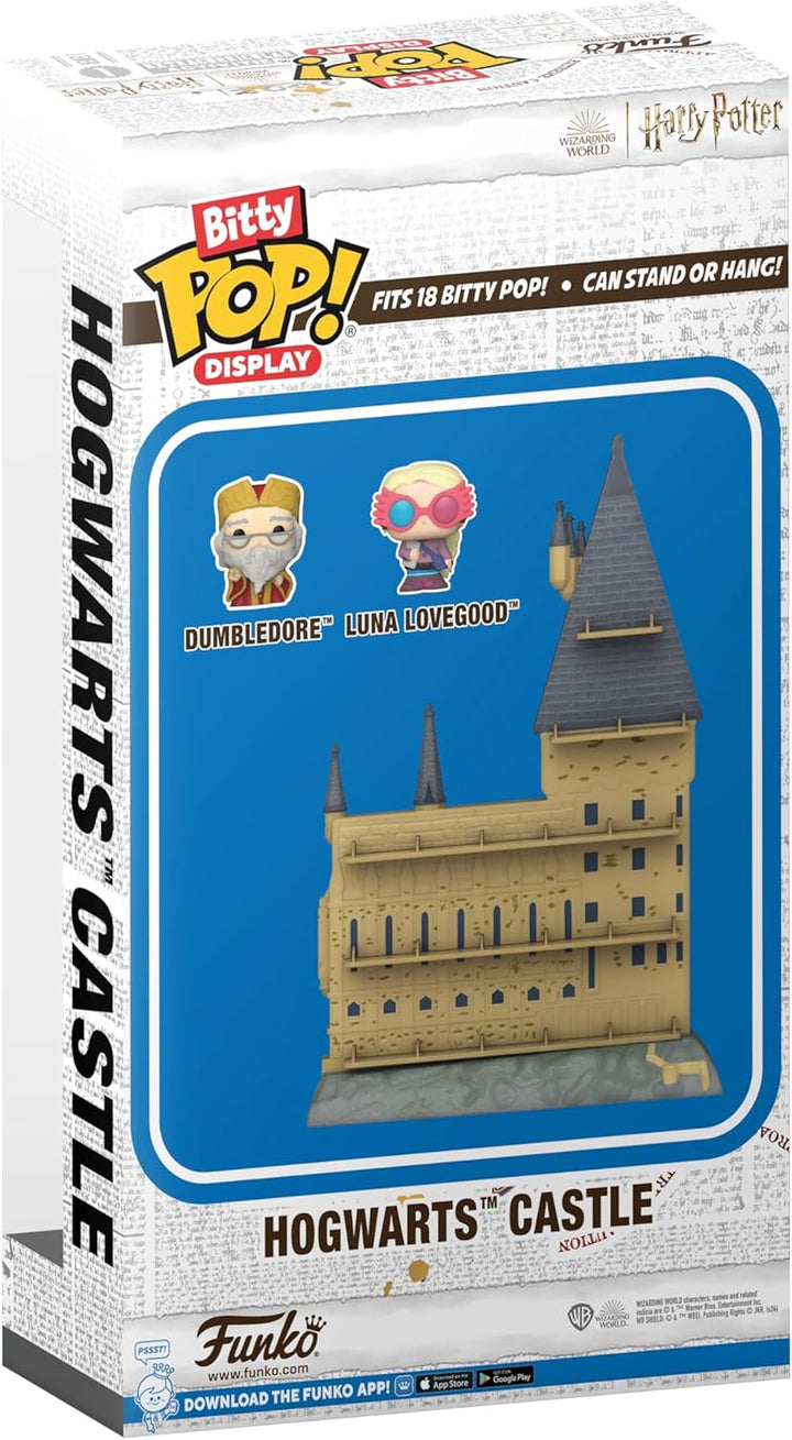 Funko Bitty Pop! Display: Harry Potter - Hogwarts Castle - Albus Dumbledore™ and Luna Lovegood™ and