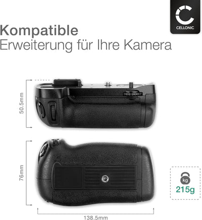 CELLONIC® Batteriegriff MB-D15 für Nikon D7100, D7200 Akkugriff für EN-EL15 Battery Grip - Kamera Ho