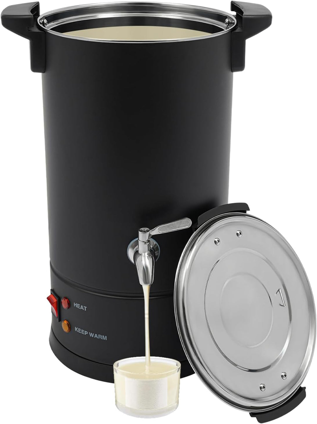 Wachsschmelzgerät, elektrisch, 10 l, 1800 W, Wachsspeicher, mit Thermostat 30-110 °C, Wachsschmelzma