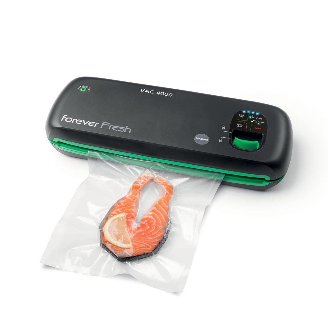 MACOM Forever Fresh VAC4000 Leistungsstarke schnurlose Vakuumiermaschine mit 28 cm Versiegelungsstab