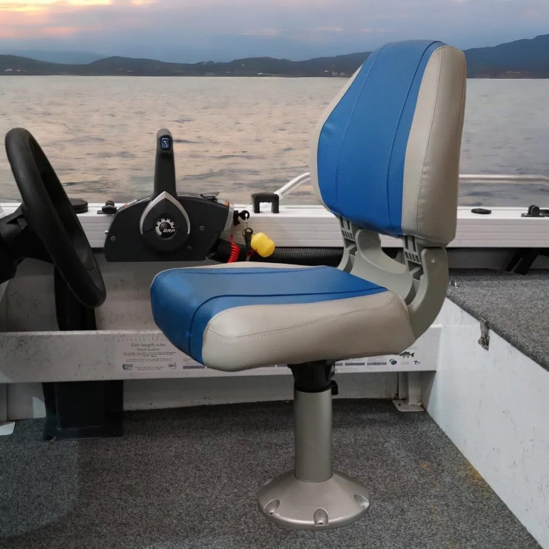 Oceansouth Sirocco Klappsitz für Boote Dunkelgrau/Grau, Dunkelgrau/Grau