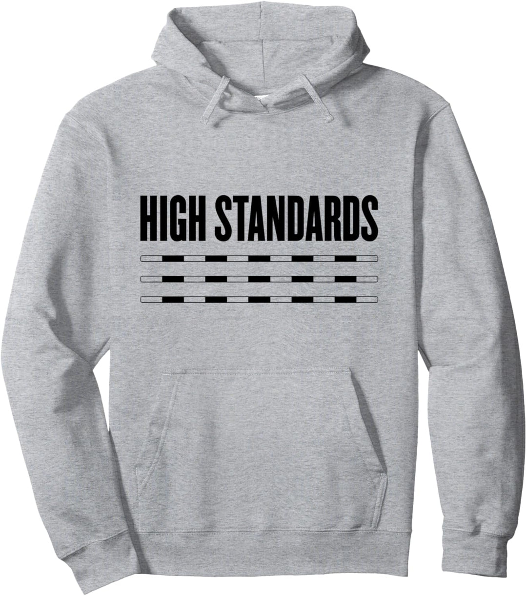 High Standards Pferdebesitzer Reiten Reiten Farm Hufe Pullover Hoodie