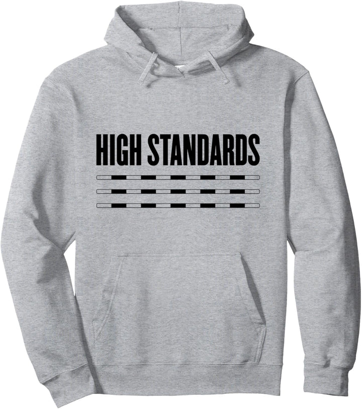 High Standards Pferdebesitzer Reiten Reiten Farm Hufe Pullover Hoodie