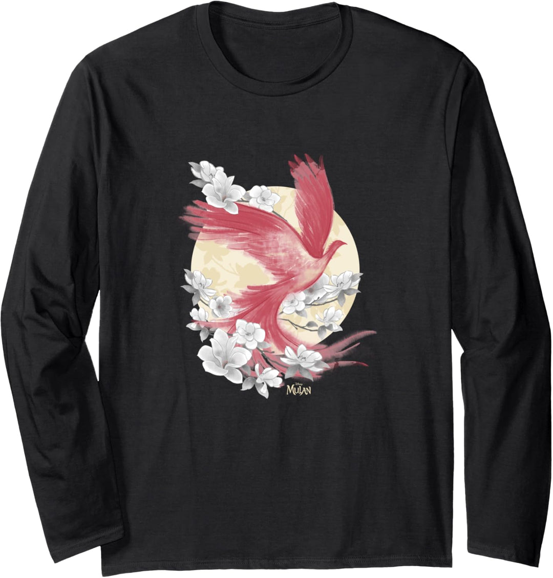 Disney Mulan Phoenix Poster Langarmshirt