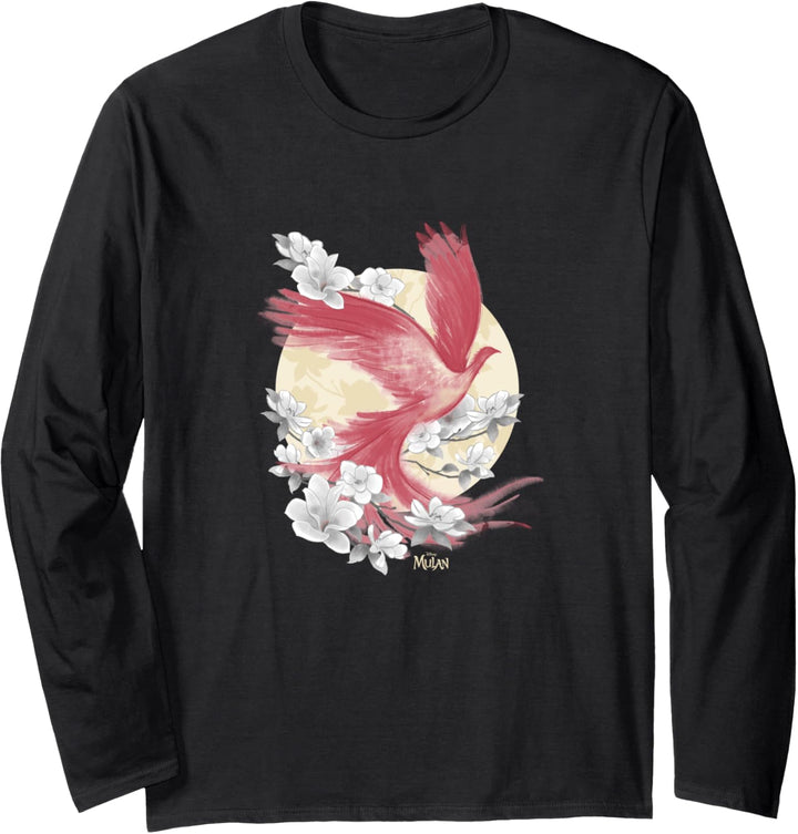 Disney Mulan Phoenix Poster Langarmshirt