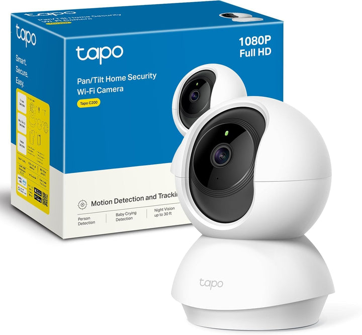 TP-Link Tapo C500 WLAN-Überwachungskamera für den Aussenbereich, 360 Grad Tapo C200 360°-WLAN-Überwa