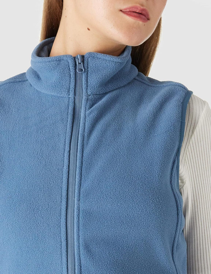 Outdoor Ventures Fleece Weste für Damen,Weich Ärmellos Jacke mit Reissverschlusstaschen, Sport Laufw