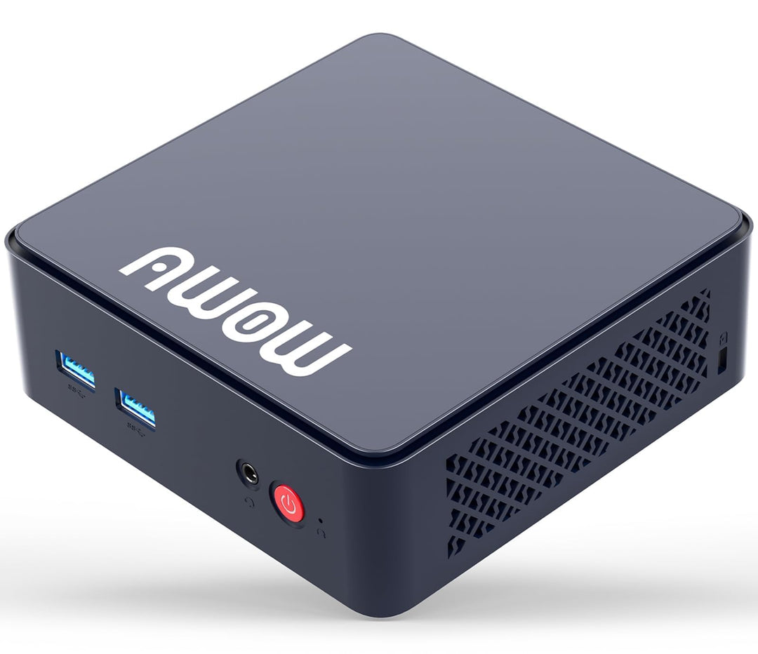 AWOW Mini PC mit N100 (bis 3,4 GHz), 16GB DDR4 RAM, 512GB SSD, Wi-11 Pro, 4K UHD, Dual Display, WiFi