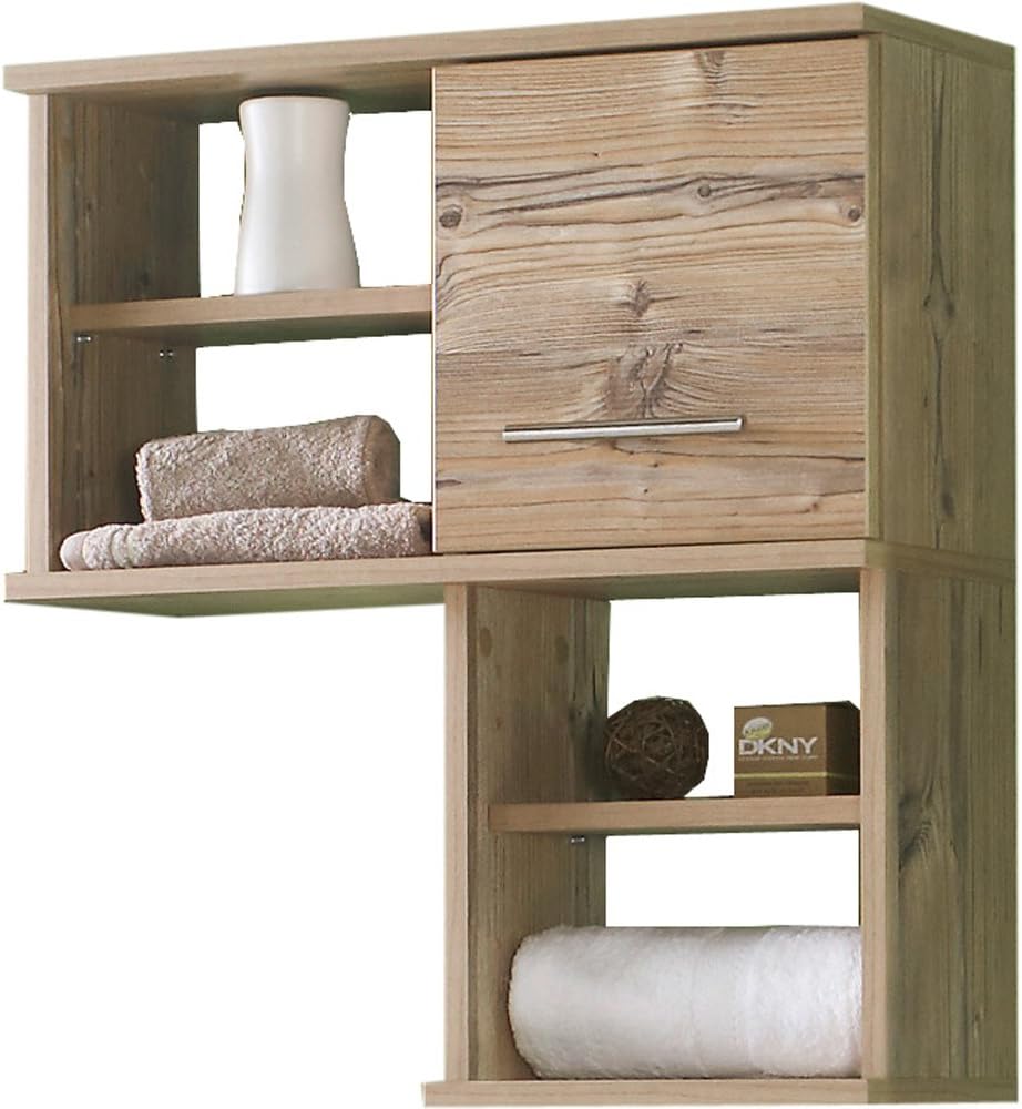 Schildmeyer Hängeschrank 119998 Isola, 60x20.5x65 cm, silberfichte Dekor, Silberfichte