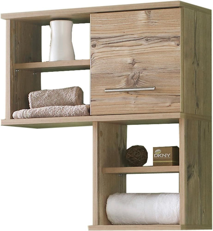 Schildmeyer Hängeschrank 119998 Isola, 60x20.5x65 cm, silberfichte Dekor, Silberfichte
