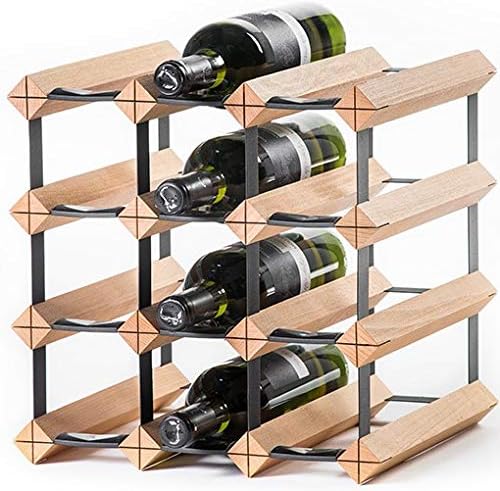 RAXI™ Classic Premium Weinregal aus Holz mit luxuriösem Design, Flaschenregal für 12x Wein Flaschen