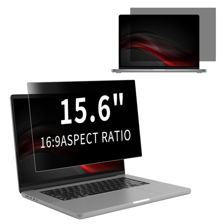 Laptop Monitor Blickschutzfilter für 15.6 Zoll 16:9, Abnehmbar Anti Glare, Anti Blaulicht, Laptop Pr