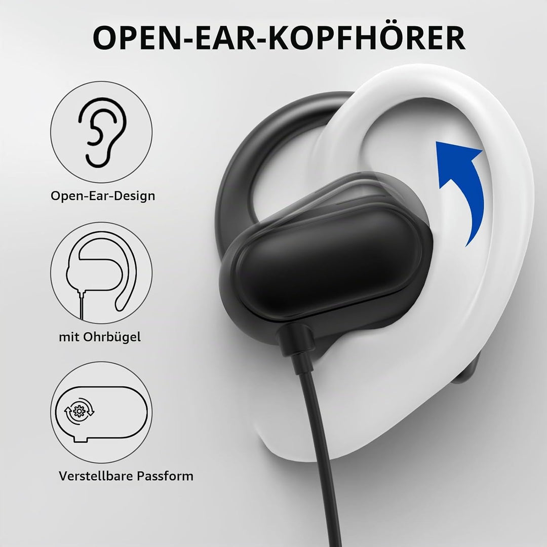 USB C Kopfhörer für iPhone 16 17 Pro 5G,On Ear Typ C Headset USB C Anschluss Ohrhörer mit Kabel Mikr