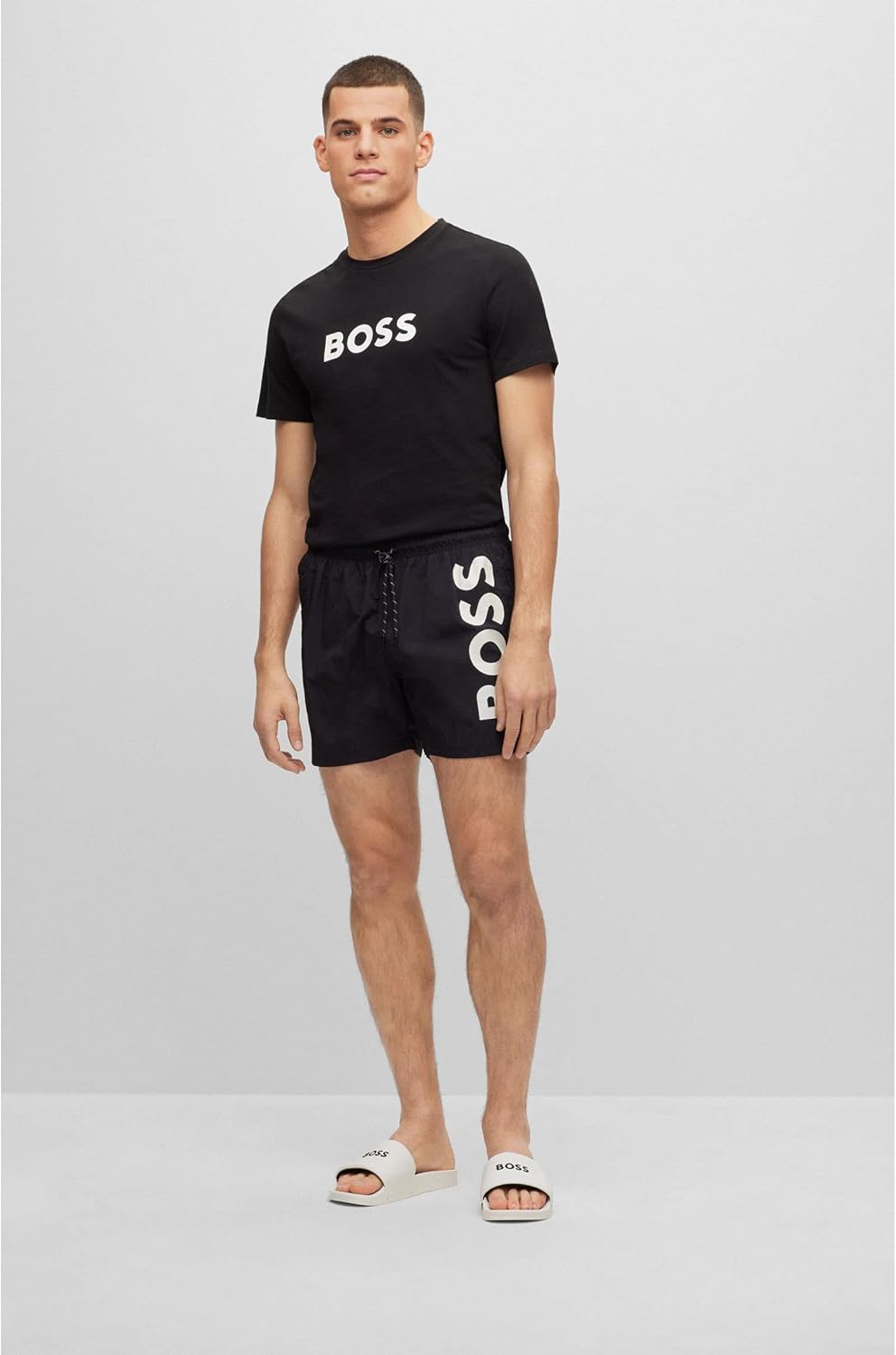 BOSS Herren Reese_slid_napu SLIDE 40 EU White100, 40 EU White100