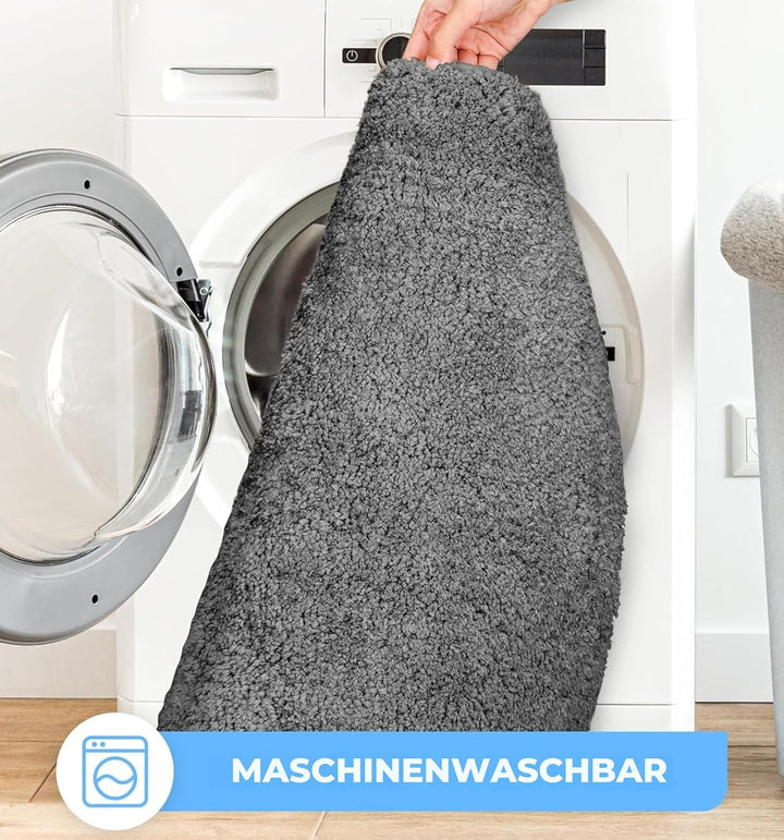 Sentidos Badematte Badteppich rutschfeste,weicher Badezimmerteppich Wasserabsorbierend maschinenwasc