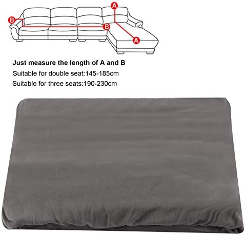 Dioche Elastischer Sofabezug für Ecksofas mit Halbinsel, 3-Sitzer 2-Sitzer, Sofabezug mit Halbinsel