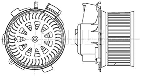 Mahle CR 62 000S AB 66 000P Innenraumgeblaese BEHR PREMIUM LINE