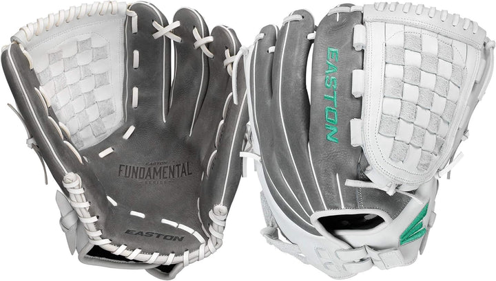 Easton FUNDAMENTAL Fastpitch Softball Glove Series, 2021, Softball Specific Patterns and Sized for F