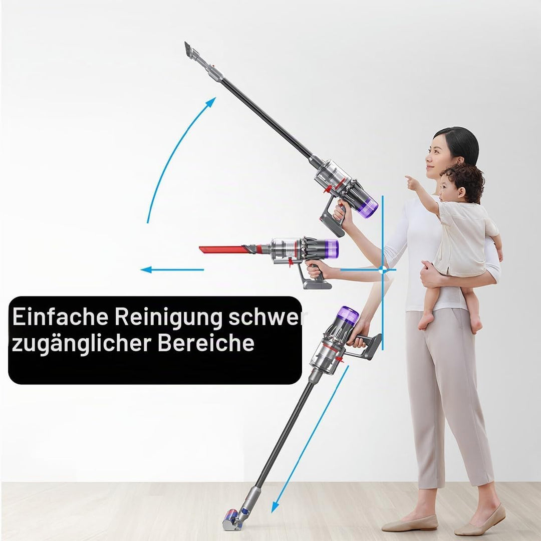 Verlängerungsrohr für Dyson V11 V15 V10 V8 V7 Stabstaubsauger, Ersatz Teleskoprohr Schnellspanner Ve