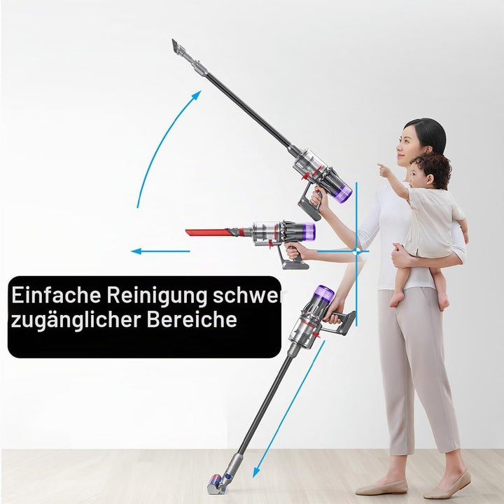 Verlängerungsrohr für Dyson V11 V15 V10 V8 V7 Stabstaubsauger, Ersatz Teleskoprohr Schnellspanner Ve