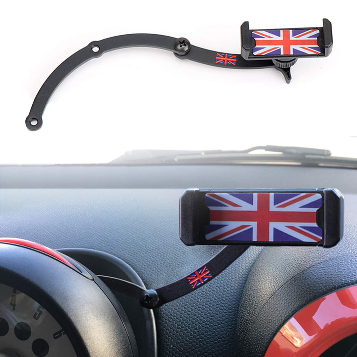 Mini Cooper Handyhalterung, Faltbar Unsichtbar 360°Drehung Autotelefon GPS Halterung für Mini Cooper