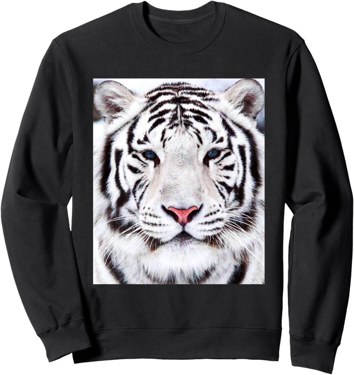 Cooles Wild White Tiger T-Shirt Leopard Tiger Grafikdesign Sweatshirt