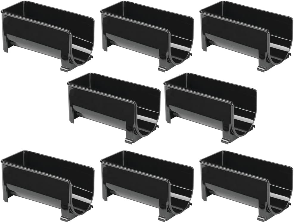 mDesign 8er-Set modernes Weinflaschenregal – stapelbares Flaschenregal für Wasserflaschen und Trinkf