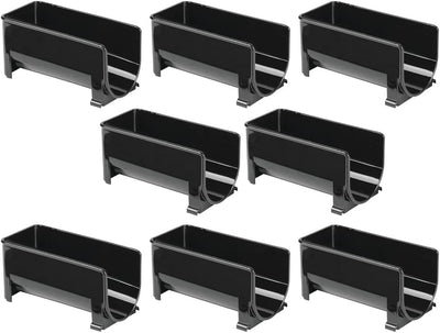 mDesign 8er-Set modernes Weinflaschenregal – stapelbares Flaschenregal für Wasserflaschen und Trinkf
