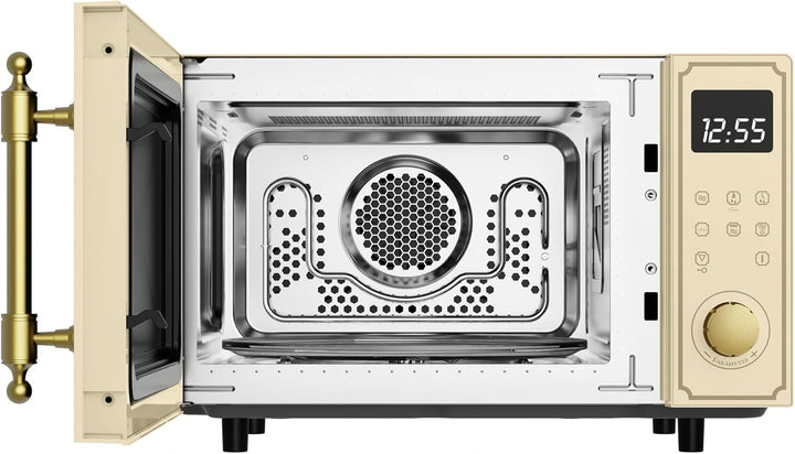 Kaiser Empire Em 2300 ElfEm Retro Mikrowelle in Elfenbein / 23L/ Grill/Heissluft/ 1100W Grill/ 2200W