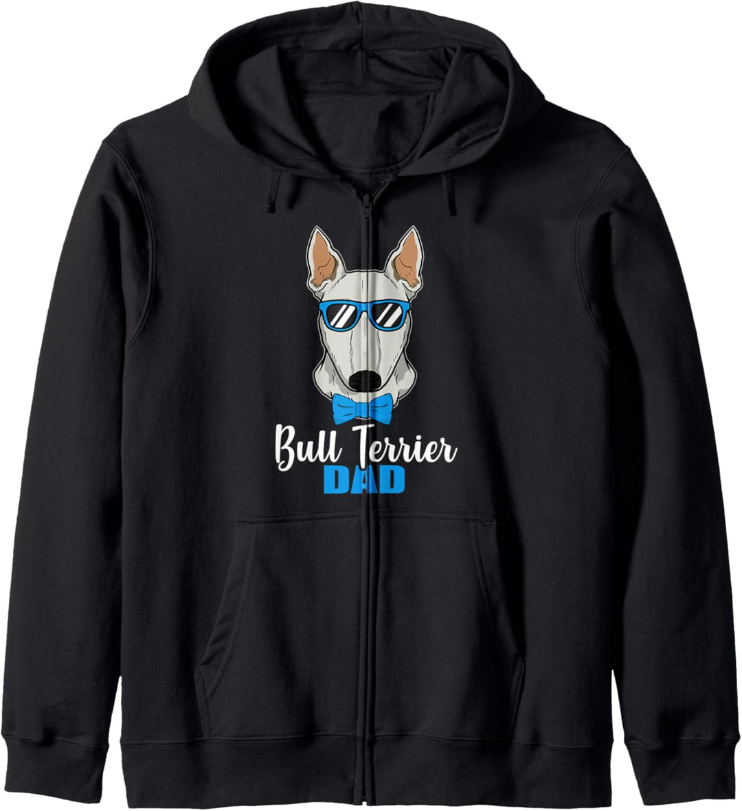 Lustiges Hunde Papa Geschenk Herrchen Bullterrier Hund Kapuzenjacke