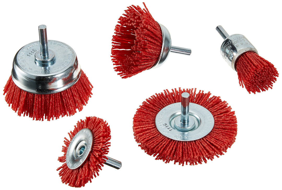 Osborn Schleifbürstenset für Bohrmaschine, Set 5-teilig für Holz, 1 Stück, 1518600005